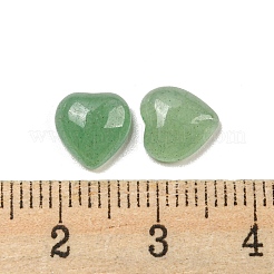 天然石グリーンアベンチュリンカボション  ハート  8x8x3.5mm&nbsp;G-H309-01-04