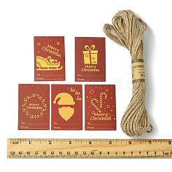 100Pcs Rectangle Paper Gift Tags&nbsp;CDIS-FS0001-19A