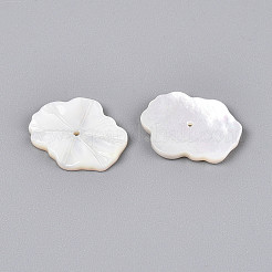 Natural White Shell Carved Leaf Beads&nbsp;BSHE-T014-31A