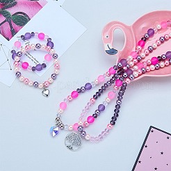 DIYブレスレットメイキング  ミックスカラー  8mm  穴：0.7~1.1mm  8x6mm  穴：1.5mm  10mm  穴：1.3~1.6mm  6x1mm  4mm  8mm  穴：2mm  25mm  穴：5mm  穴：5mm  14x11x4mm  穴：2mm  28.5x25.3x1.5mm  穴：2mm  13.5x10mm  穴：1.5mm  18x7x1mm&nbsp;DIY-SC0002-11A