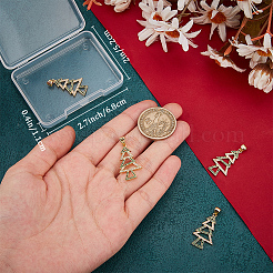 5Pcs Brass Micro Pave Cubic Zirconia Pendants&nbsp;ZIRC-BBC0002-88A