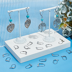 304 Stainless Steel Leverback Earring Findings&nbsp;STAS-SP0001-04A