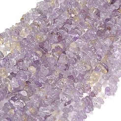 天然石アメトリンビーズ連売り  チップ  グレードB  5~14.5x4~8x3.5~6mm  穴：0.7~0.8mm  31.89~32.05''（81~81.4センチメートル）&nbsp;GG-CBAE051-A01-01