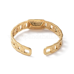 304 Stainless Steel Open Cuff Ring Components&nbsp;STAS-F301-29G