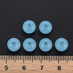 模造ゼリーアクリルビーズ  ラウンド  ライトスカイブルー  8x7.5mm  穴：1.8mm  約1745個/500g&nbsp;MACR-S373-66-EA08