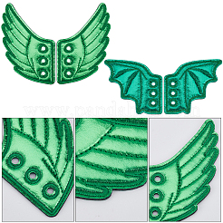2 Pairs 2 Styles Cloth Shoe Charms&nbsp;FIND-GF0006-81E