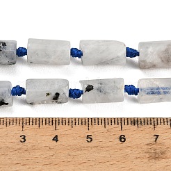 天然レインボー ムーンストーン ビーズ 連売り  多面カット  コラム  13.5~16.5x8~10.5mm  穴：1.4mm  約23~24個/連  15.55~16.00''（39.5~40.65センチメートル）&nbsp;GG-CBACBBC-A02-01