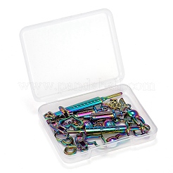 14Pcs 7 Style Alloy Pendants&nbsp;FIND-LS0001-26MC