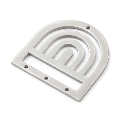 Non-Tarnish 304 Stainless Steel Chandelier Component Links&nbsp;STAS-B056-06P-02