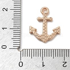 合金ペンダント  エナメル  ネイビースタイルのチャーム  アンカー＆舵  18x14.5x1.5mm  穴：1.8mm&nbsp;ENAM-D285-05KCG-02A