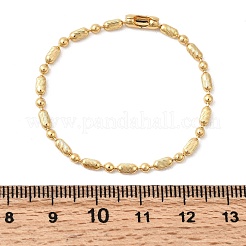 真鍮の値札チェーン  ボールチェーン  ニッケルフリー  18KGP本金メッキ  12.7x0.2cm&nbsp;KK-P340-25G
