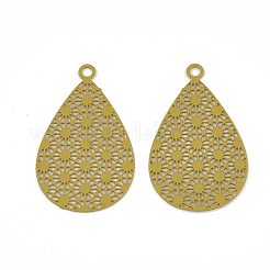 430 Stainless Steel Filigree Pendants&nbsp;STAS-S108-25B-05