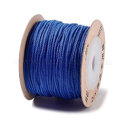 ポリエステルツイストコード  ラウンド  DIYのジュエリーには  藤紫色  1mm  約49.21ヤード（45m）/ロール&nbsp;OCOR-G015-01A-07