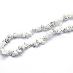 Natural Howlite Beads Strands&nbsp;X-G-O049-B-40