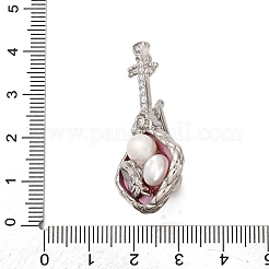 Brass Twister Clasps&nbsp;KK-A256-03P