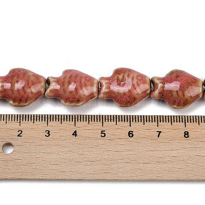 Handmade Porcelain Beads Strands&nbsp;PORC-P030-01A-06-1