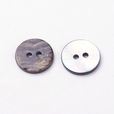 2-Hole Shell Buttons&nbsp;LS-BUTT-L019-02E-1