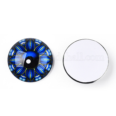 Glass Cabochons&nbsp;GGLA-T004-06G-1