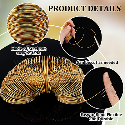 Memory Wire Color Wholesale 2 Colors Steel Memory Wire - Pandahall.com