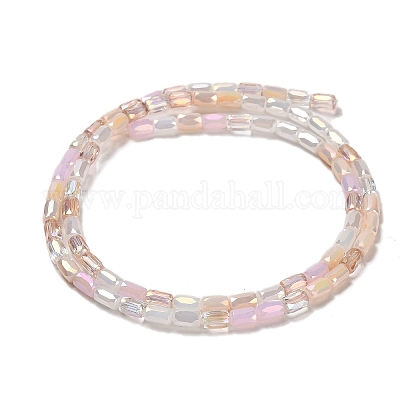 Electroplate Glass Beads Strands&nbsp;EGLA-D030-08I-1