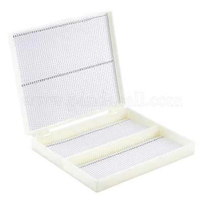 1Pc Plastic Microscope Slide Storage Box&nbsp;CON-OC0001-39-1