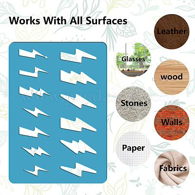 Acrylic Earring Handwork Template&nbsp;DIY-WH0359-046-1