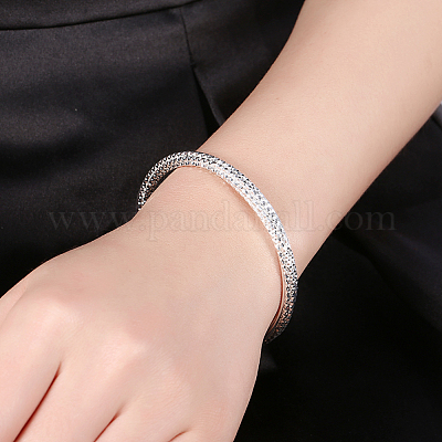 Trendy Brass Cuff Bangles&nbsp;BJEW-BB31070-1