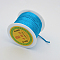 Round String Thread Polyester Fibre Cords, Dodger Blue, 2mm, about 54.68 yards(50m)/roll