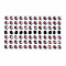Translucent K9 Glass Cabochons, Flat Back, Oval, Flamingo, 8x6x3.5mm, about 84pcs/bag