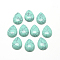 Synthetic Turquoise Cabochons, Dyed, teardrop, 13~14x9~10x5mm