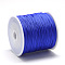Nylon Braided Cord, Chinese Knotting Cord for Jewelry Making Macrame Craft, Blue, 0.8mm, about 109.36 yards(100m)/roll