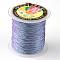Round Metallic Thread, Embroidery Thread, 3-Ply, Medium Purple, 0.4mm, about 164.04 yards(150m)/roll