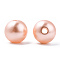 Spray Painted ABS Plastic Imitation Pearl Beads, Round, Light Salmon, 8x7.5mm, Hole: 1.8mm, about 2080 pcs/500g