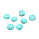 Dyed Synthetic Turquoise Gemstone Cabochons&nbsp;G-T020-6mm-05-1
