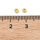 真鍮ビーズ  フラットラウンド/ dics  ラックめっき  カドミウムフリー＆鉛フリー  18KGP本金メッキ  2.8x1.5mm  穴：1.2mm&nbsp;KK-I476-31A-G-3