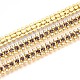 Iron Rhinestone Cup Chains&nbsp;CH-T006-04G-05-1