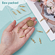 12Pcs Brass Pendants&nbsp;KK-BC0015-37-3