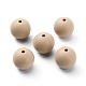 シリコンビーズ  ラウンド  淡い茶色  14.5~15mm  穴：2.2mm&nbsp;SIL-WH0012-001L-1