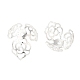 Rack Plating Brass Flower Bead Caps&nbsp;KK-K381-03S-1