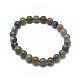 Natural Indian Agate Bead Stretch Bracelets&nbsp;BJEW-K212-C-010-2