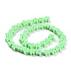 Handmade Flower Printed Polymer Clay Beads Strands&nbsp;X-CLAY-M003-07B-2