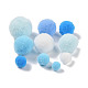 Polyester Ball Decoration&nbsp;FIND-Z042-01G-2
