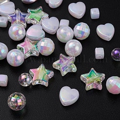 Eco-Friendly Transparent & Opaque Poly Styrene Acrylic Beads Set&nbsp;DIY-YW0005-04