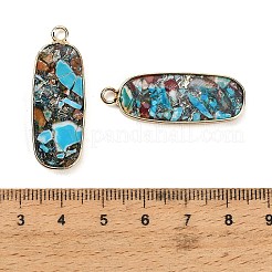 Dyed Synthetic Imperial Jasper Pendants&nbsp;GG-CBAA20A-05G-02