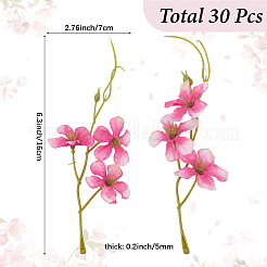 30Pcs Cloth Artificial Plum Blossom Branch&nbsp;AJEW-SC0031-60B