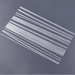 24個 3スタイル アクリルサポートロッド  粘土人形作りに  バー  透明  19.6x0.2~0.4cm  8個/スタイル&nbsp;DIY-FH0005-52