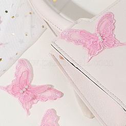 30Pcs Polyester Butterfly Lace Appliques&nbsp;DIY-CY0001-65A