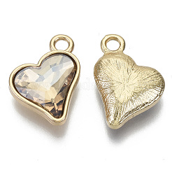 Glass Rhinestone Pendants&nbsp;X-GLAA-N038-13B