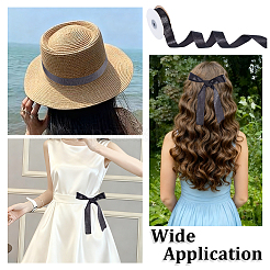 1 Roll Imitation Leather Polyester Ribbon&nbsp;DIY-CL0001-53A