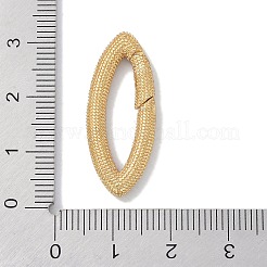 Rack Plating Brass Micro Pave Cubic Zirconia Twister Clasps&nbsp;KK-NH0002-09G-01